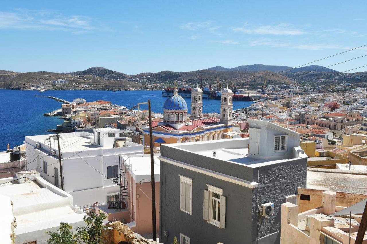 Almanza Apartment Syros Ermoupoli Esterno foto